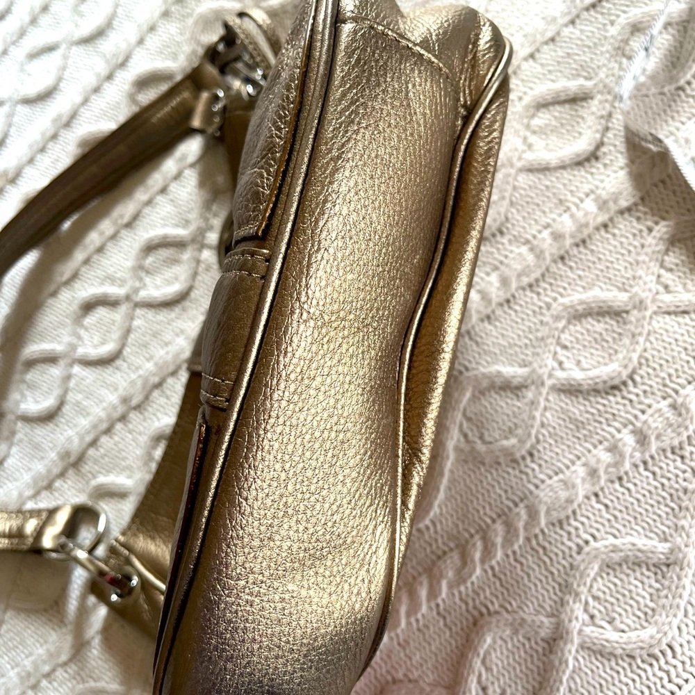 Michael Kors Rich Gold Shoulder Bag with Dust Bag - Picture 11 of 16